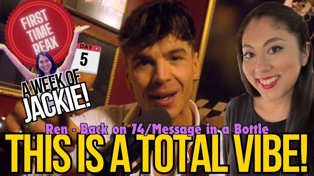 Week of Jackie ends on PERFECT NOTE - FIRST TIME LISTEN - SINGER VIBES WITH REN!