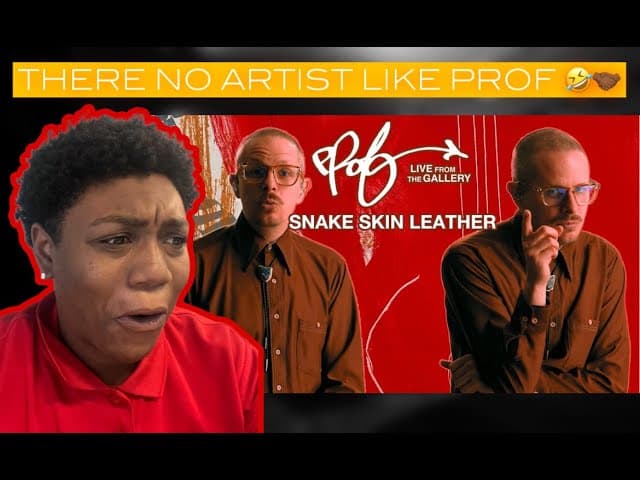 PROF - Snake Skin Leather (Live) REACTION