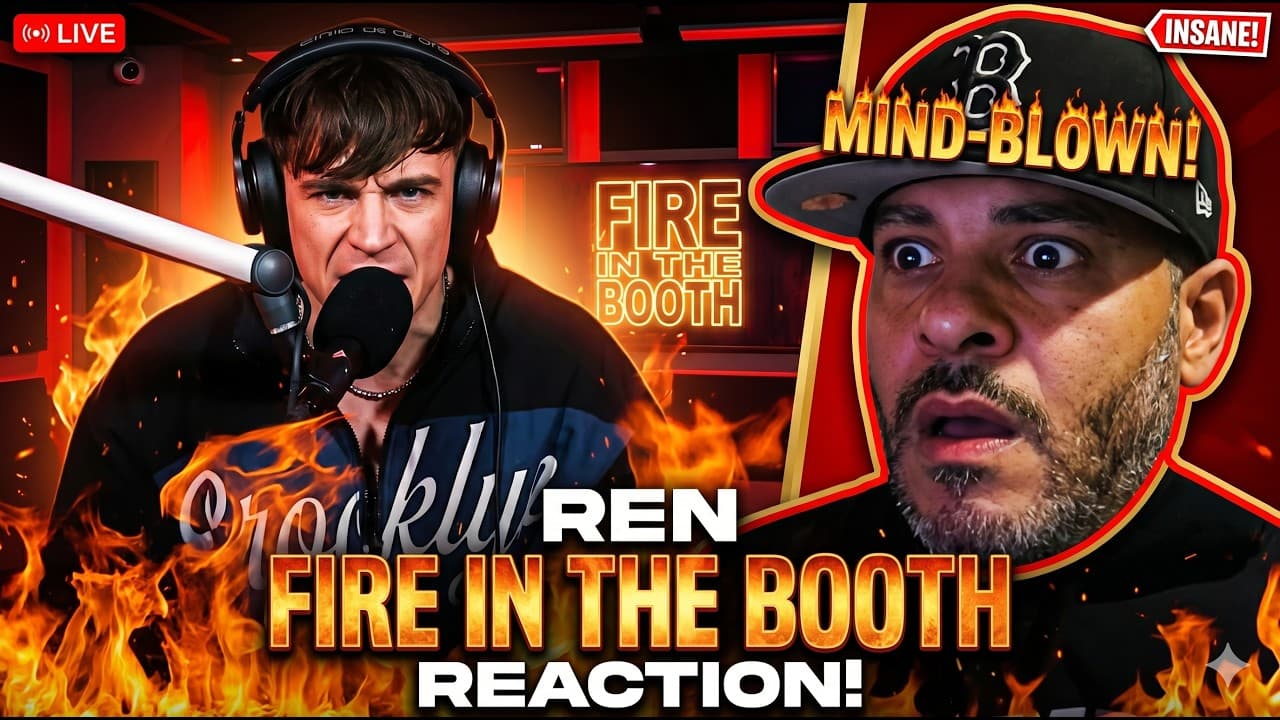 REN   Fire in the Booth 🇬🇧 REACTION by Perry3xStudios