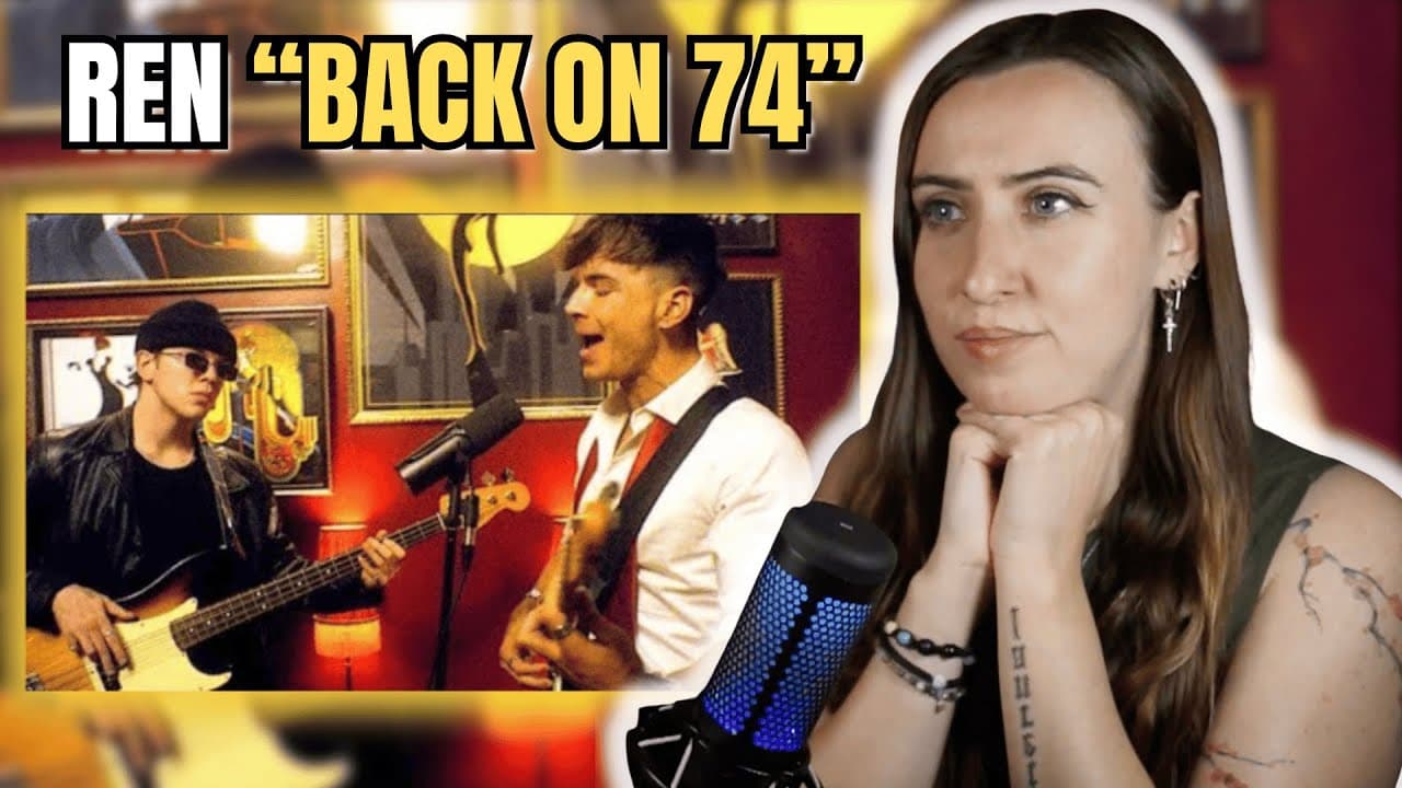 That Rap Verse Was WILD!!! | Ren "Back on 74/Message in a Bottle" Reaction