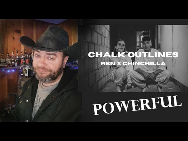 Ren X Chinchilla - Chalk Outlines (live) Reaction ! Powerful !