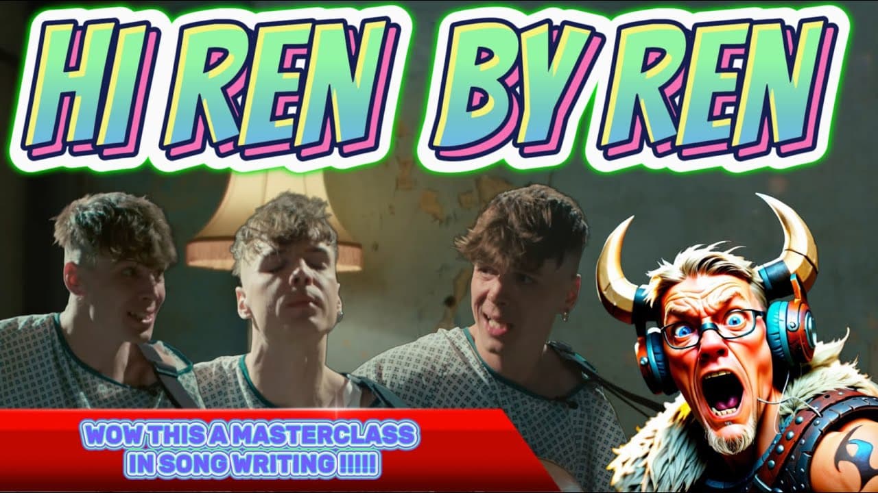 DANISH VIKING Reacting to  REN`s "HI REN" #reaction #renreaction #musicreactions