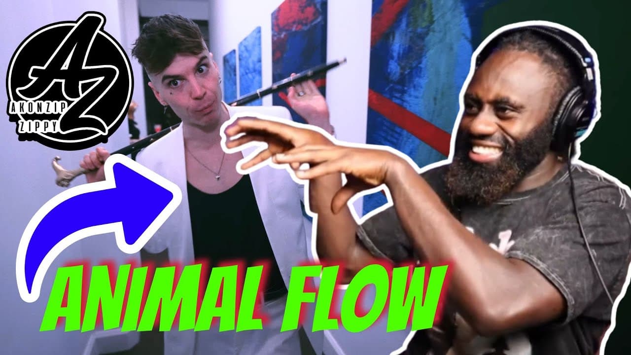 AKONZIP ZIPPY TV REACT TO! | Ren - Animal Flow (Official Music Video) REACTION!!!