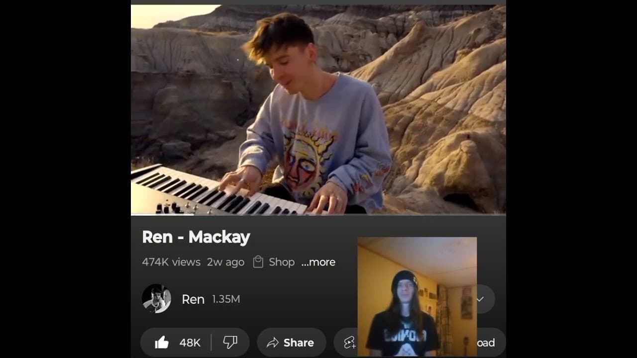 REN- MACKAY(INSTRUMENTAL)  THIS WAS A BEAUTIFUL TRIBUTE 💜🖤  INDEPENDENT ARTIST REACTS