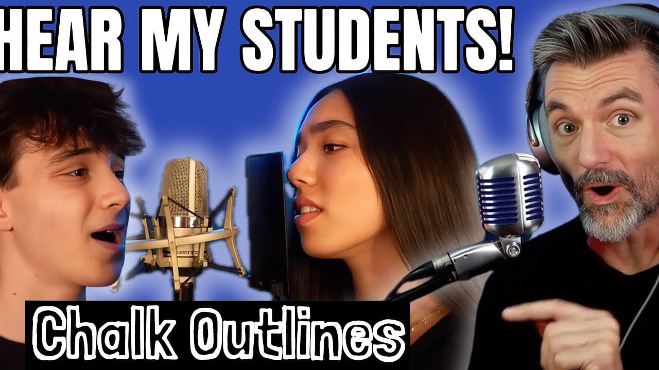 REN & CHINCHILLA’S DUET-‘Chalk Outlines’ Cover by 15 Year Old Voice Students