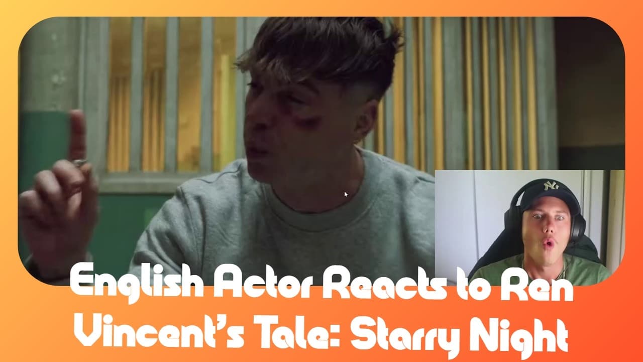 English Actor Reacts to Ren – Vincent’s Tale  Starry Night   First Time Reaction
