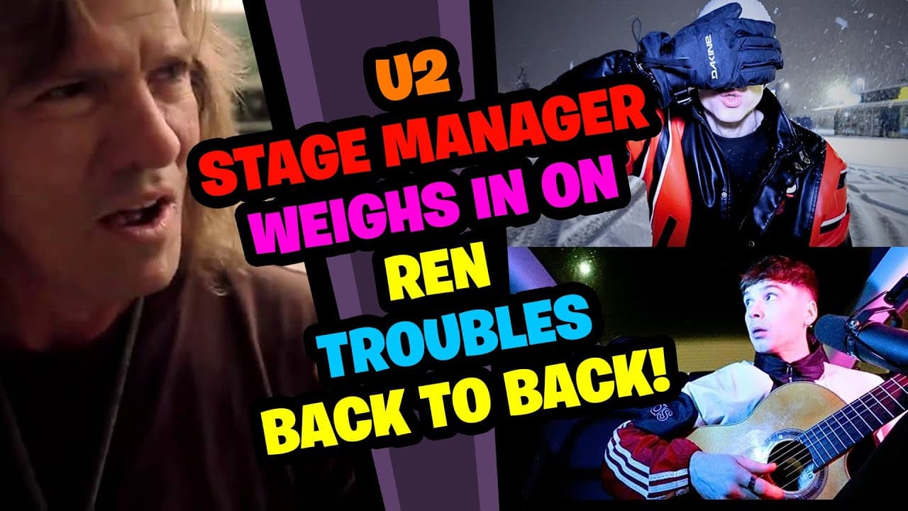 U2 Stage Manager Reacts to REN Troubles BACK TO BACK!