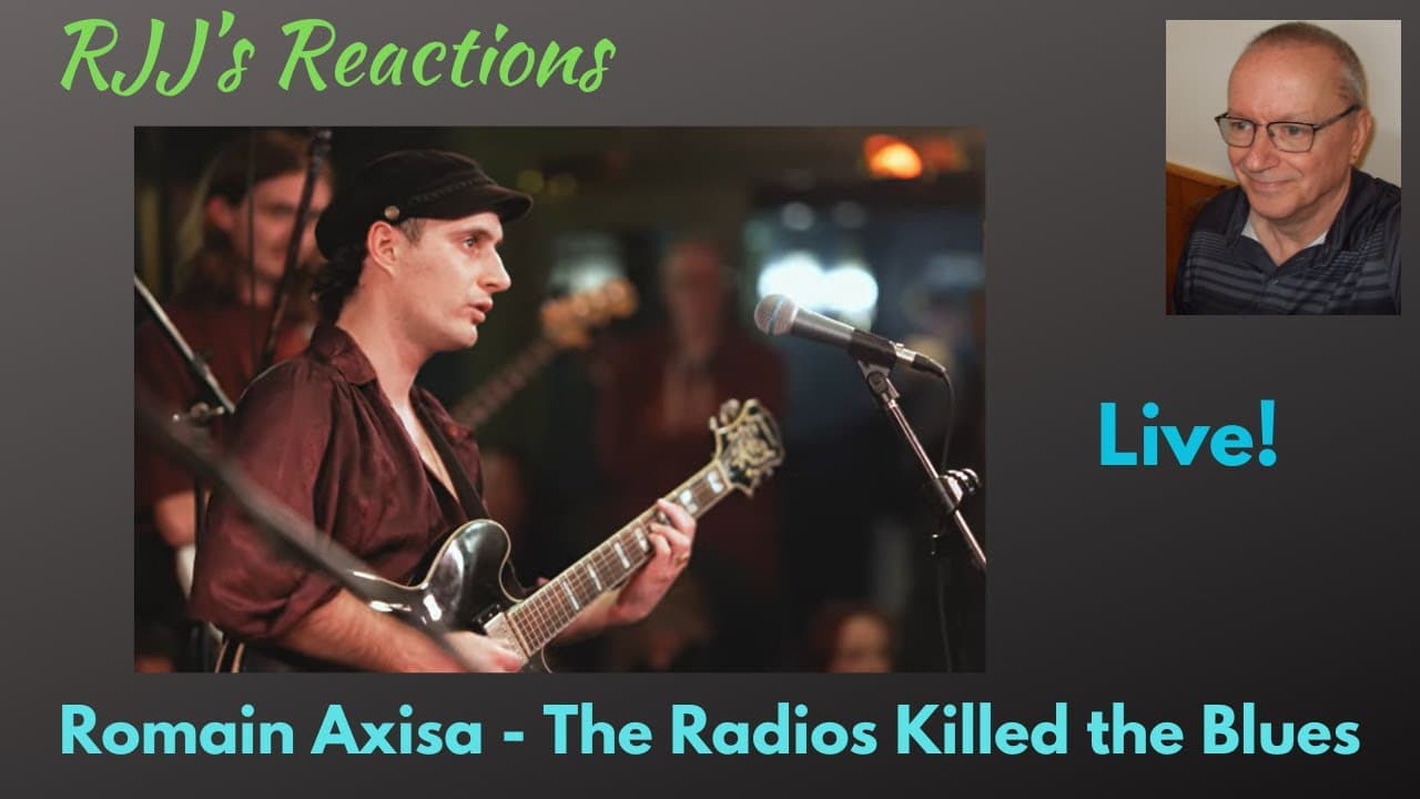 Romain Axisa - The Radios Killed the Blues (Live)  🇨🇦 RJJ's Reaction