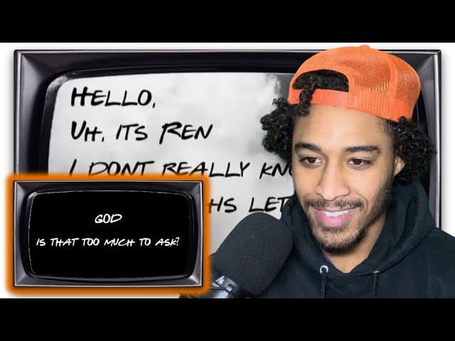 Ren - Dear god (Official Lyric Video) | REN REACTION