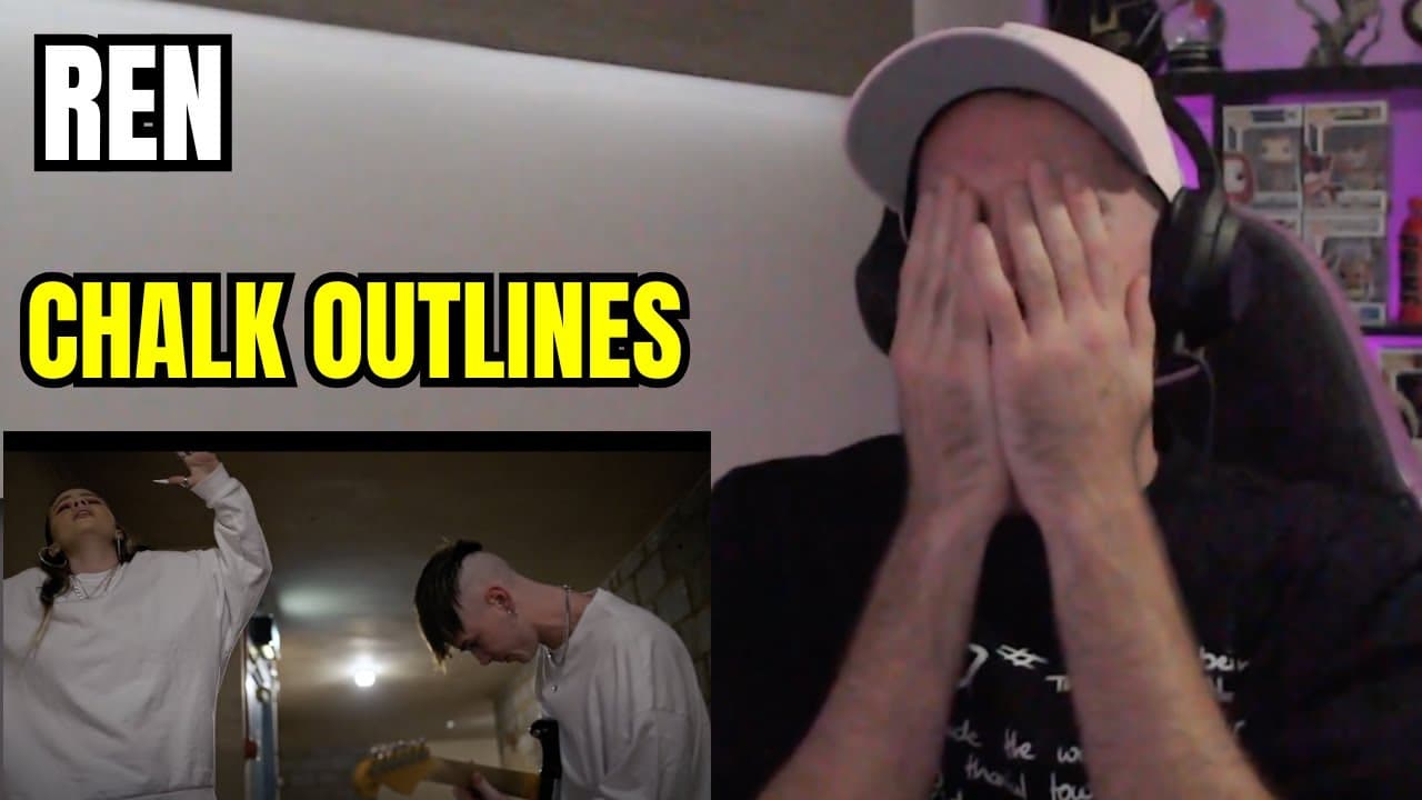 REN - CHALK OUTLINES LIVE [FEAT. CHINCHILLA] | HIS BEST SONG!! (REACTION)