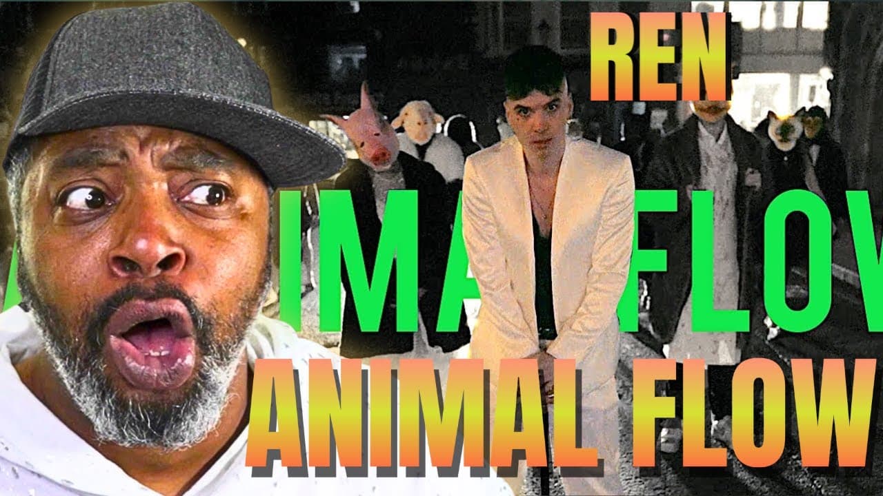 SO RAW AND UNCUT!! First Time Reaction to Ren - Animal Flow (Official Music Video)