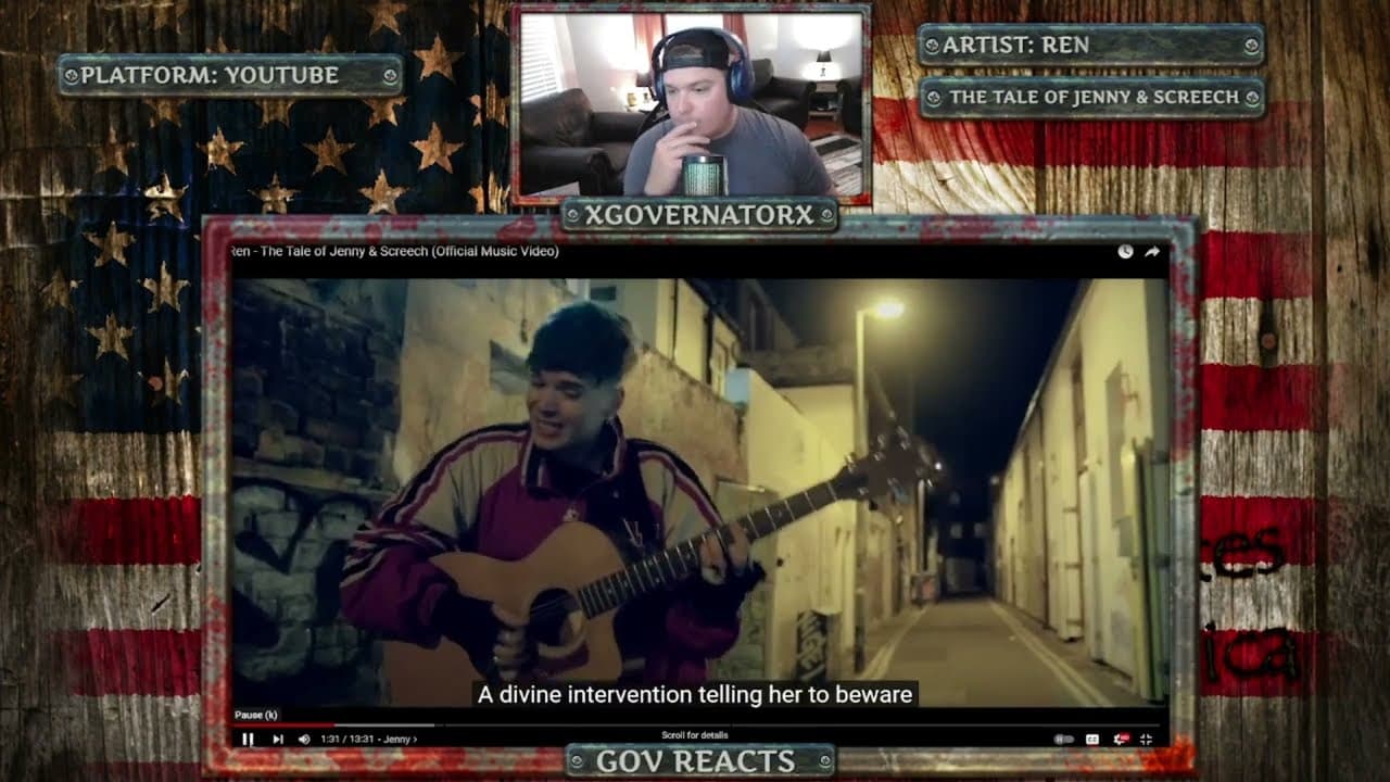 Gov Reacts - Ren "The Tale of Jenny & Screech Part 1"