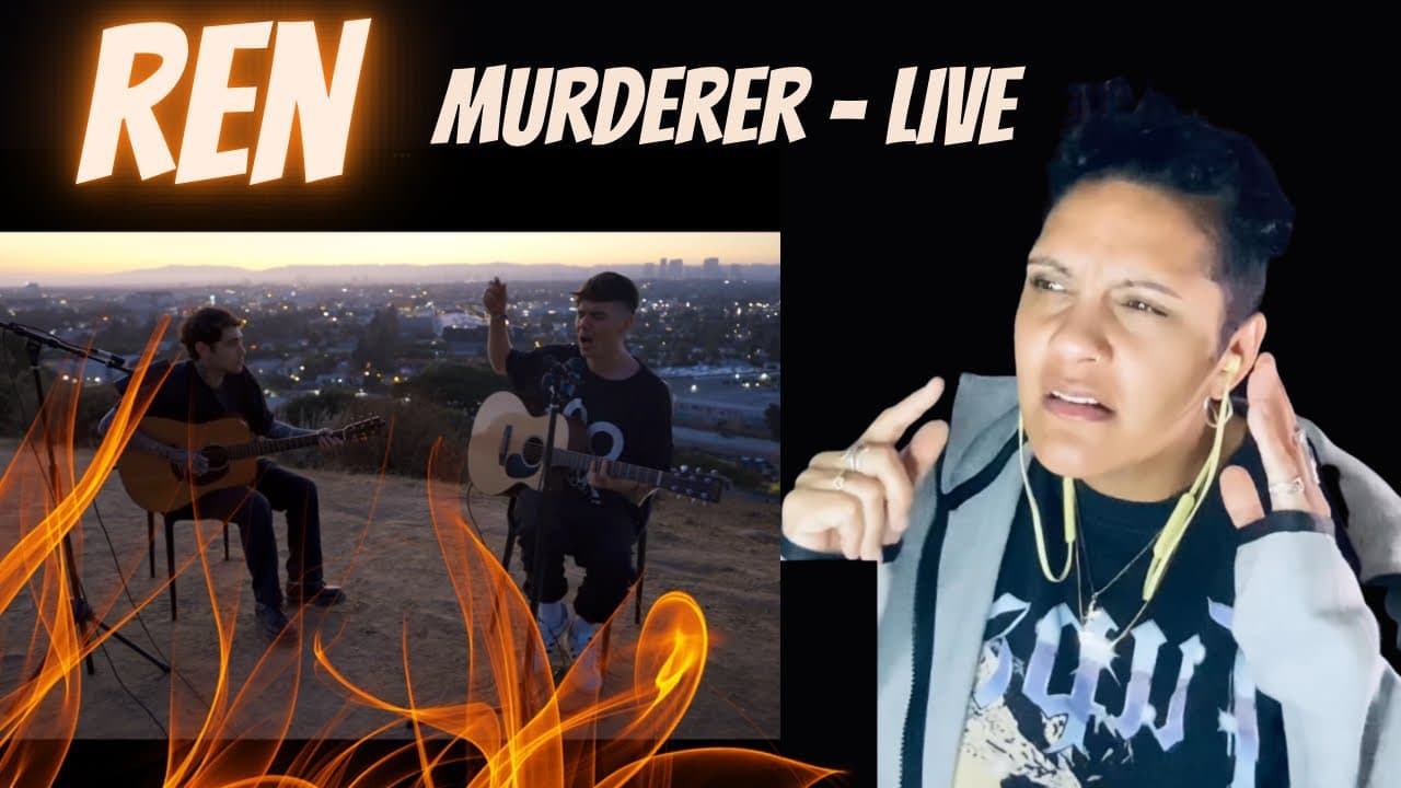 REN  “Murderer - live” reaction🔥🔥🔥 Nothing beats brotha REN live 🔥🔥🔥😍🙌🏾