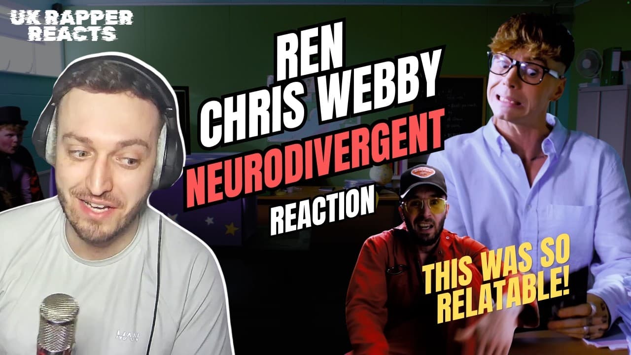 RAPPER REACTS to REN x CHRIS WEBBY - NEURODIVERGENT | Music Reaction | Zee TV
