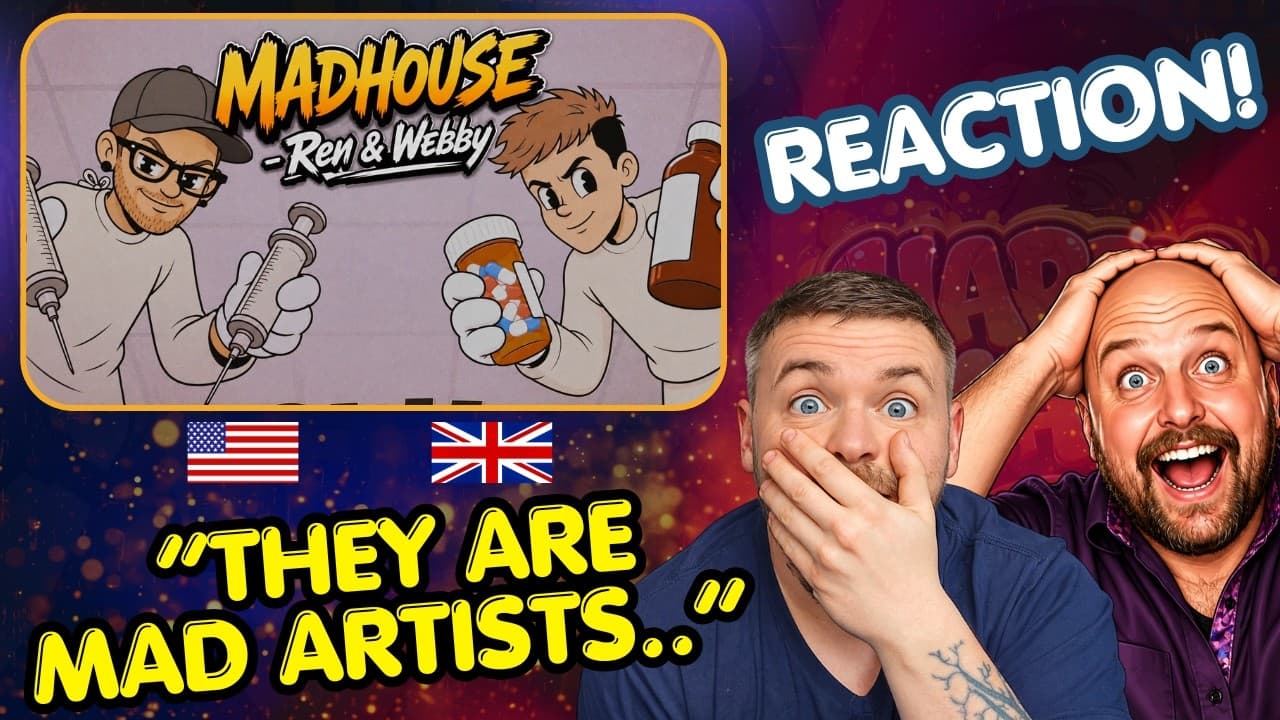 Ren & Chris Webby - Madhouse REACTION | They Are Mad Artists!