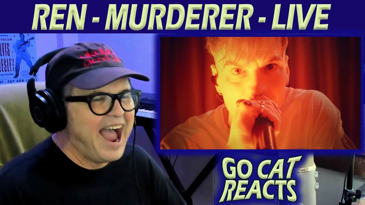 CRAZY REN SHOW!  My first REACTION to seeing Ren perform, Murderer, LIVE at DEAD WAX!  #reaction