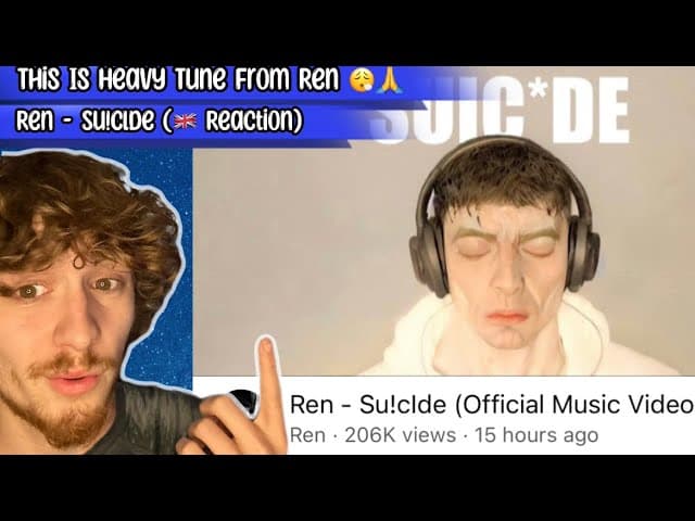 Ren - Su!clde || Reaction || This Song Is Heavy But Beautiful 🙏😮‍💨