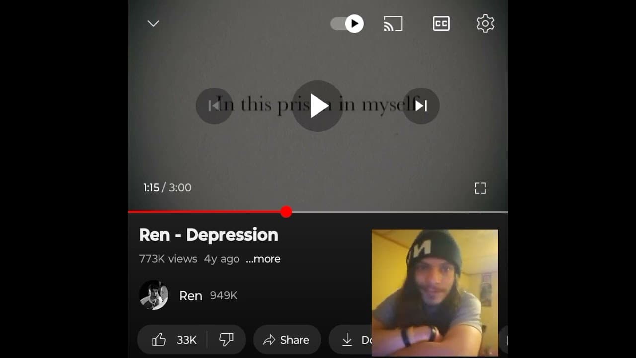 REN- DEPRESSION  EVERY SONG HITS SO DEEP 🙏🏻🖤 INDEPENDENT ARTIST REACTION