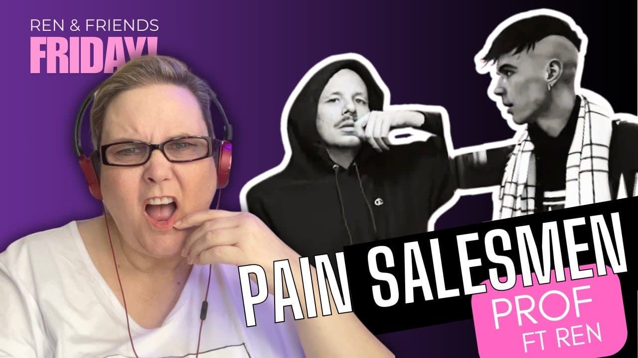 Wicked Reaction to PROF ft. Ren's "Pain Salesmen" | Dark & Captivating
