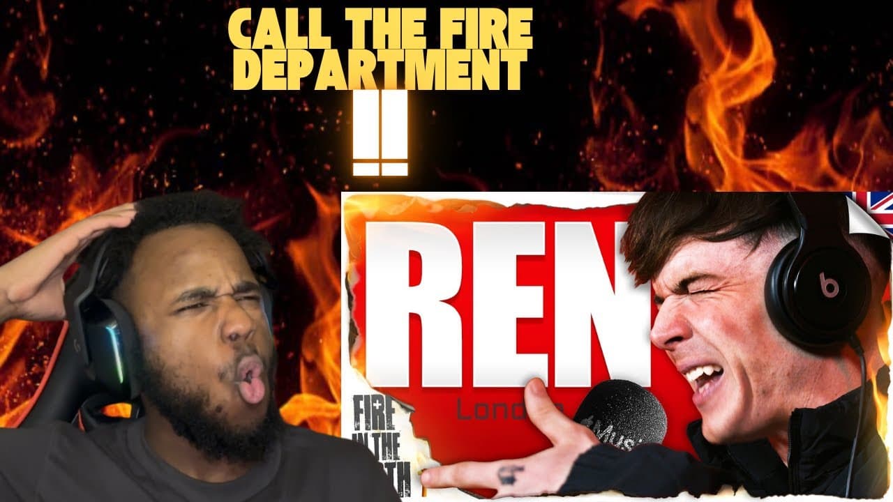 Ren - Fire in the booth (First Time Reaction!!!) Ren just burned down my house😱🔥