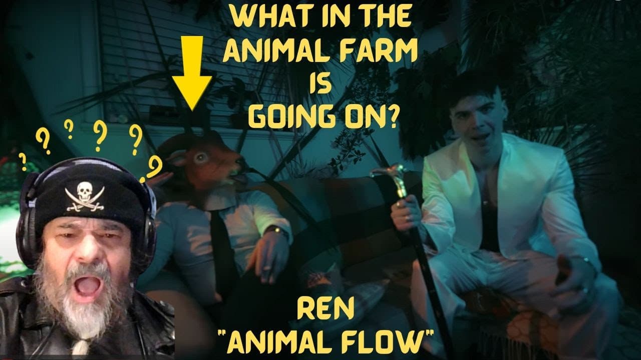 Metal Dude*Musician (REACTION) - Ren - Animal Flow (Official Music Video)- What in the ANIMAL FARM?