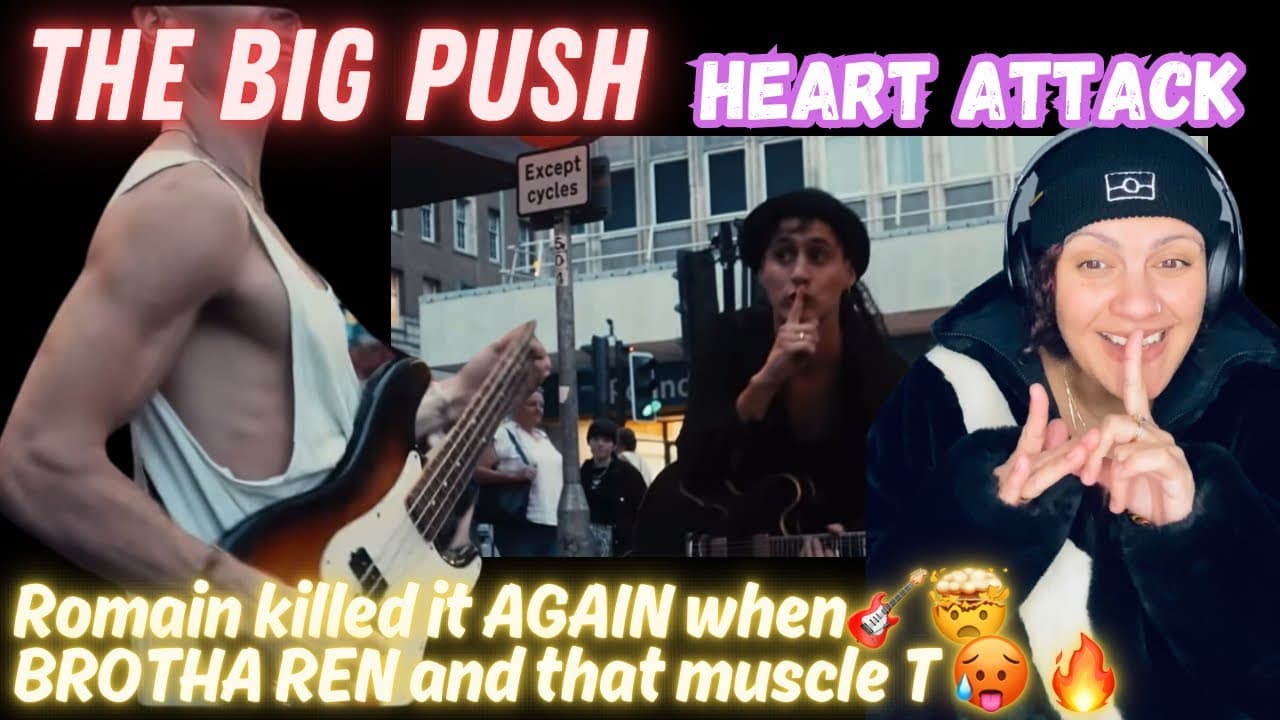 CROW reacts to: THE BIG PUSH - Heart Attack: I’ve Missed these AMAZING Brothaz🔥🎸❤️🤯👊🏽🙌🏽