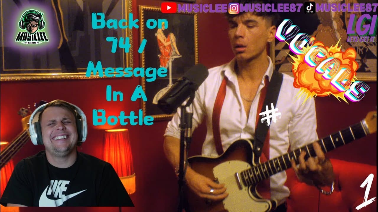 UNREAL VOCALS 🔥🔥REN ~ BACK ON 74/ MESSAGE IN A BOTTLE~ REACTION