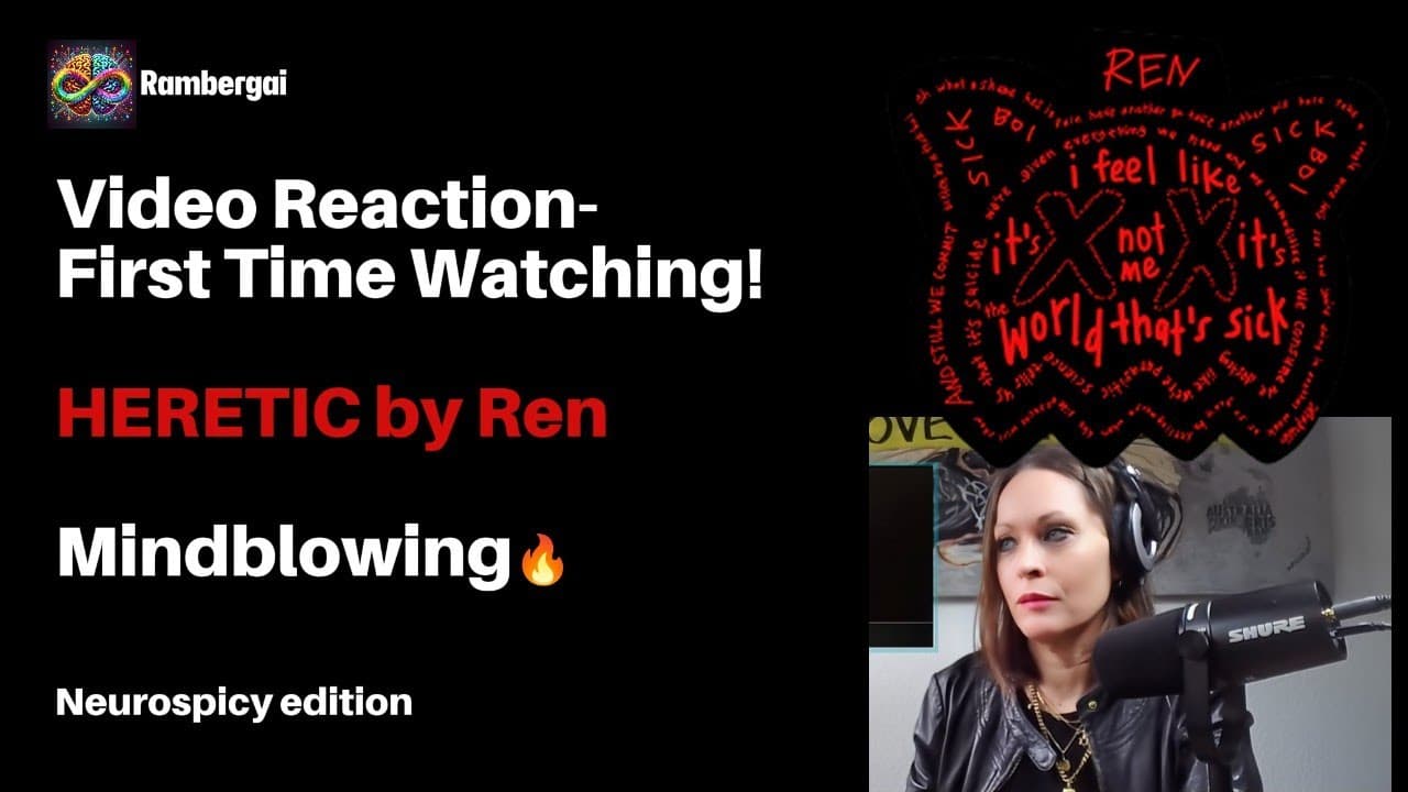 Reaction to HERETIC by Ren- First Time Wachting
