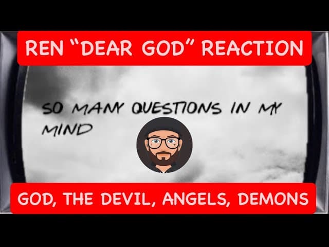 REN "DEAR GOD" REACTION | SPIRITUAL WARFARE