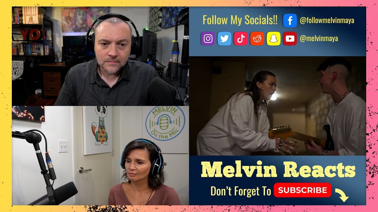 Maria Hanciuc Reacts To Ren X Chinchilla - Chalk Outlines (live) | V825