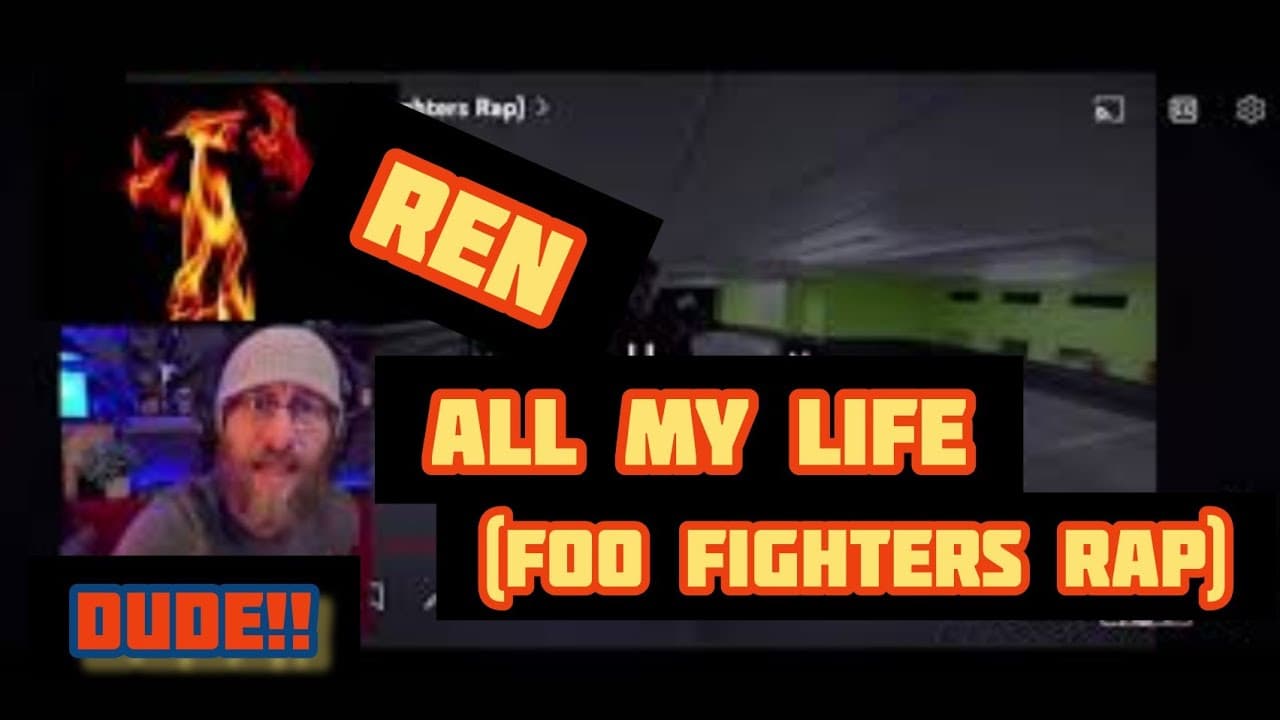 Ren All My Life (Foo Fighters Rap) First Listen (Reaction) Very Cool!! 👏🔥
