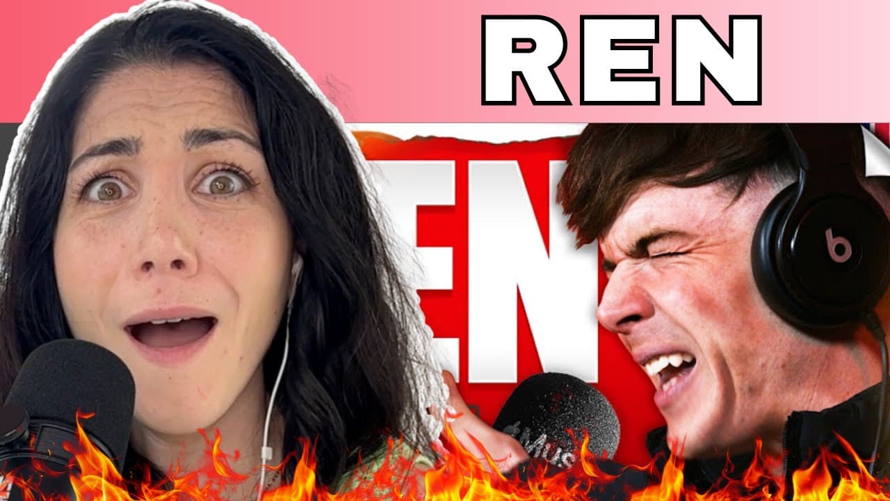 MY BRAIN HURTS! - REN'S -  Fire in the Booth |  Opera Singer/ Voice Teacher FIRST TIME REACTION!
