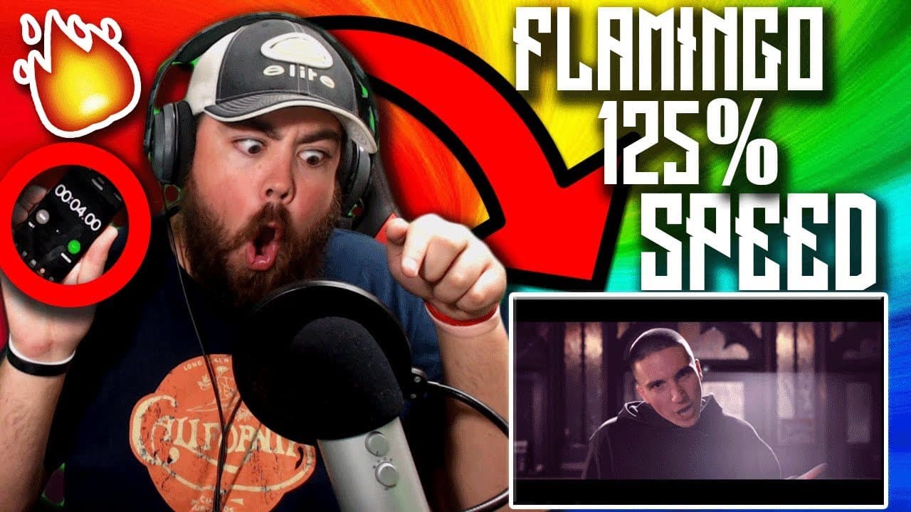 Rapping Token's "Flamingo" at 125% SPEED!!! (HE ASKED ME TO RAP HIS SONG)
