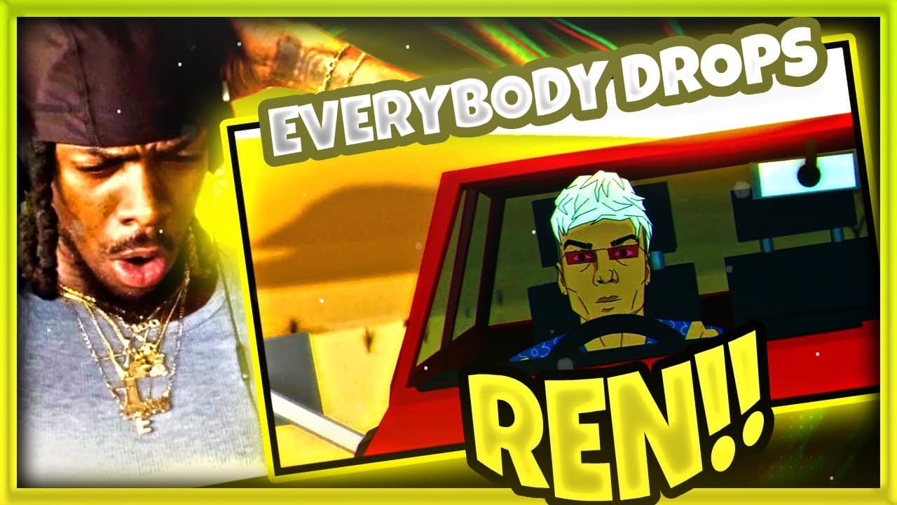 • Ren - Everybody Drops (Official Visualizer) AMERICAN REACTION