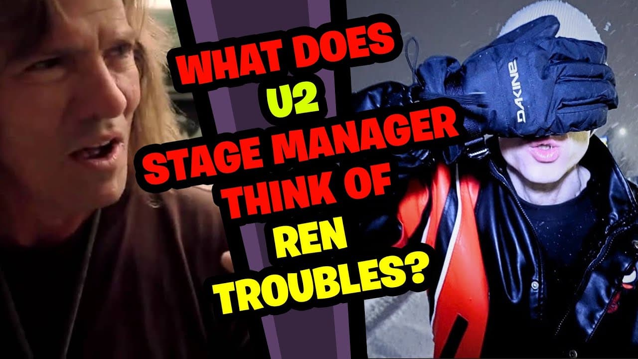 U2 Stage Manager Reacts to REN - Troubles!