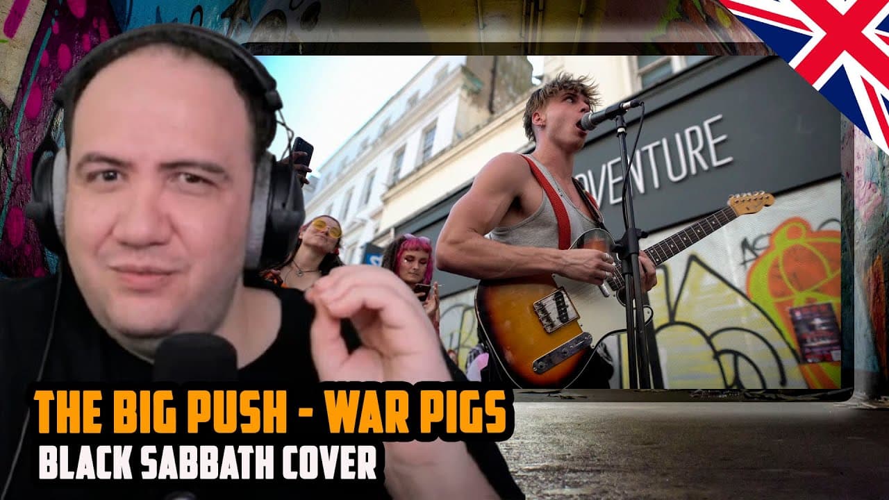 🇬🇧 The Big Push - War Pigs (Black Sabbath cover) TEACHER PAUL REACTS