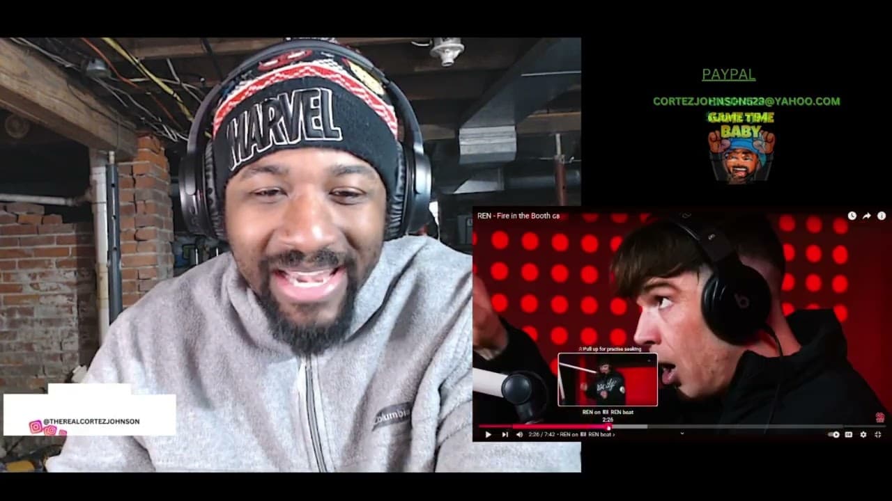 REN YOU AINT HAVE TO DO ALLLL THATT!!! FIRE IN THE BOOTH REACTION