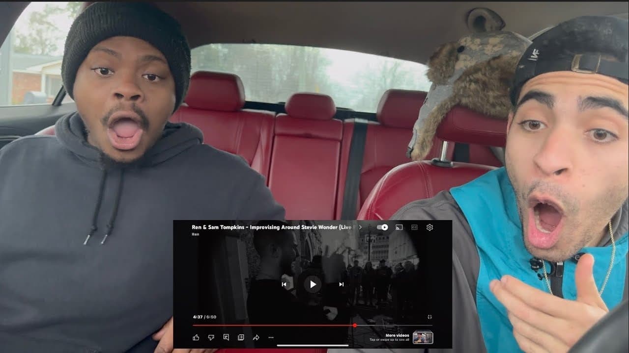 Ren & Sam Tompkins-Improvising Around Stevie Wonder (Live Performance) REACTION