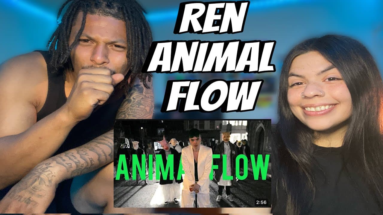 THE MASK IS CRAZY! Ren - Animal Flow (Official Music Video) REACTION
