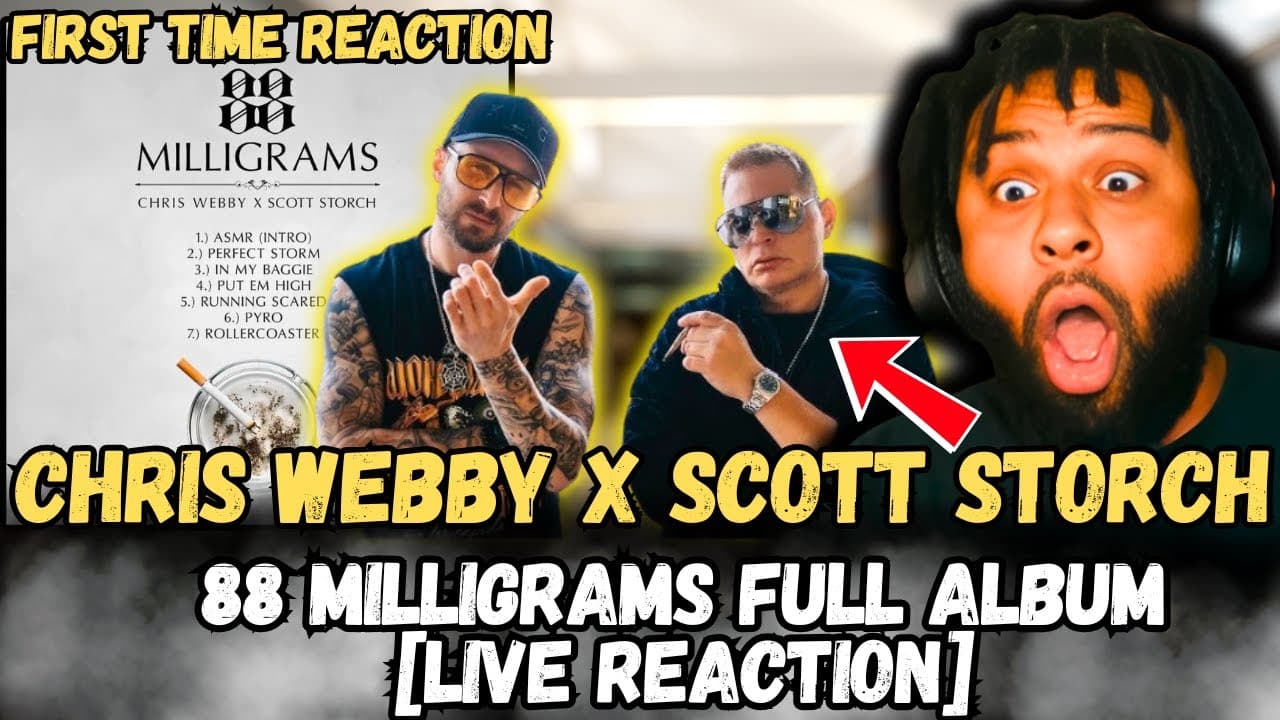 Chris Webby x Scott Storch – 88 Milligrams FULL ALBUM REACTION 🔥 | Real Bars & Legendary Production!