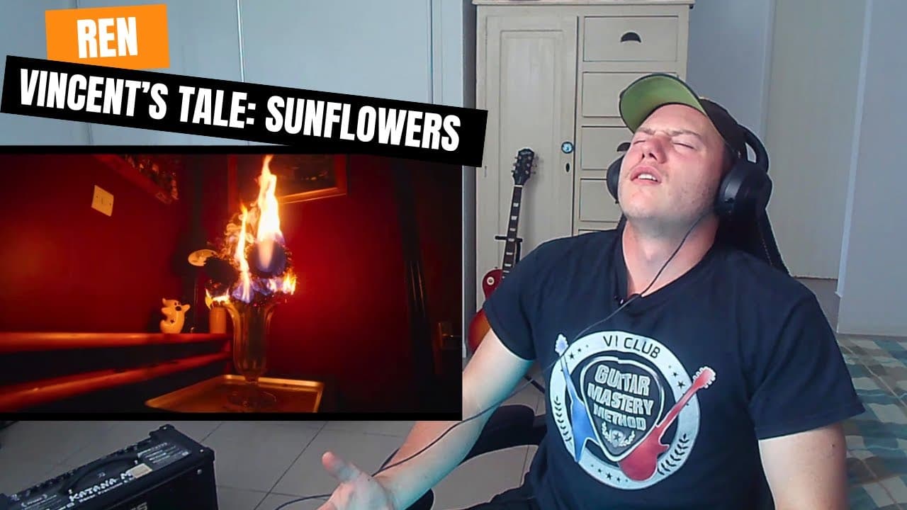 English Actor Reacts to Ren – Vincent's Tale  Sunflowers Prologue   Emotional First Time Reaction!