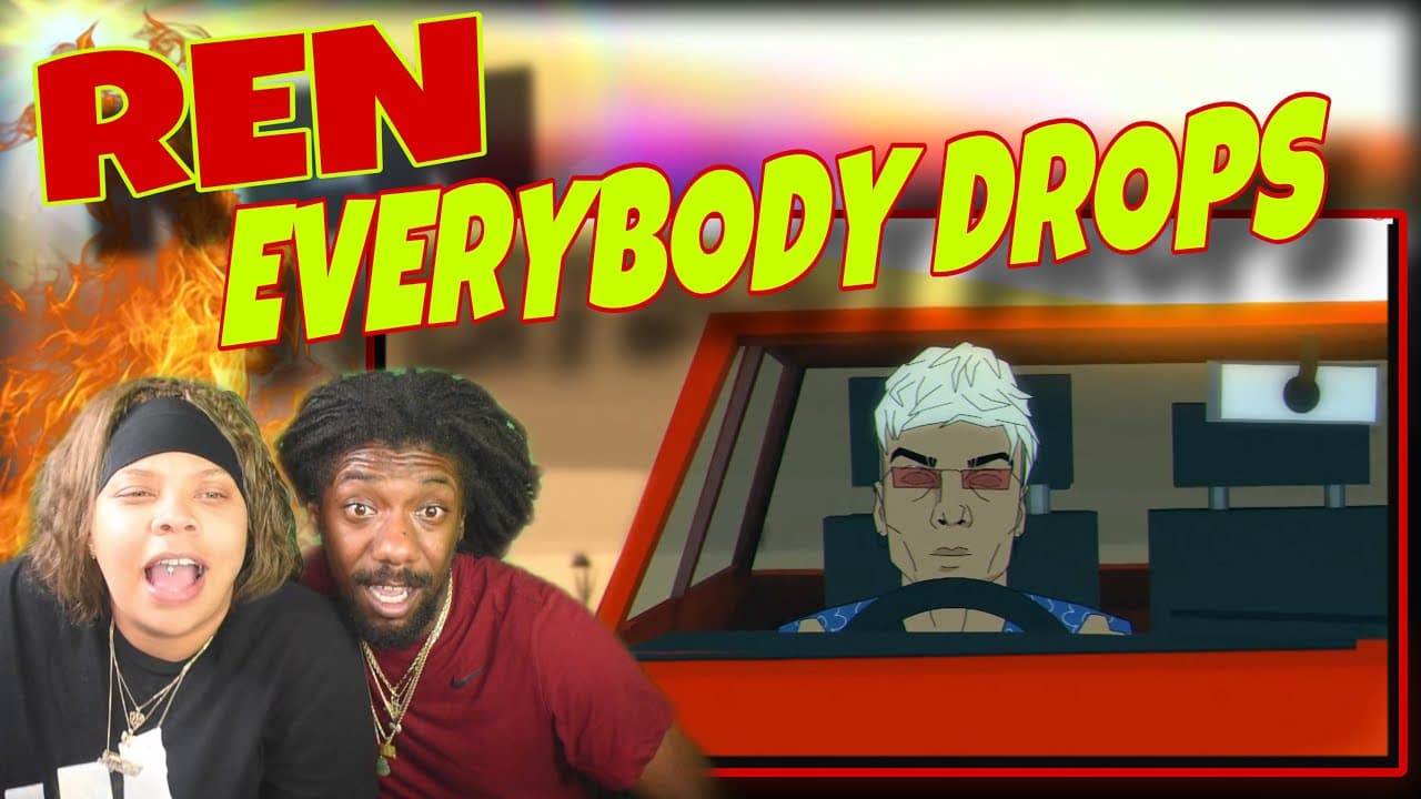 Ren - Everybody Drops (Official Visualizer) REACTION