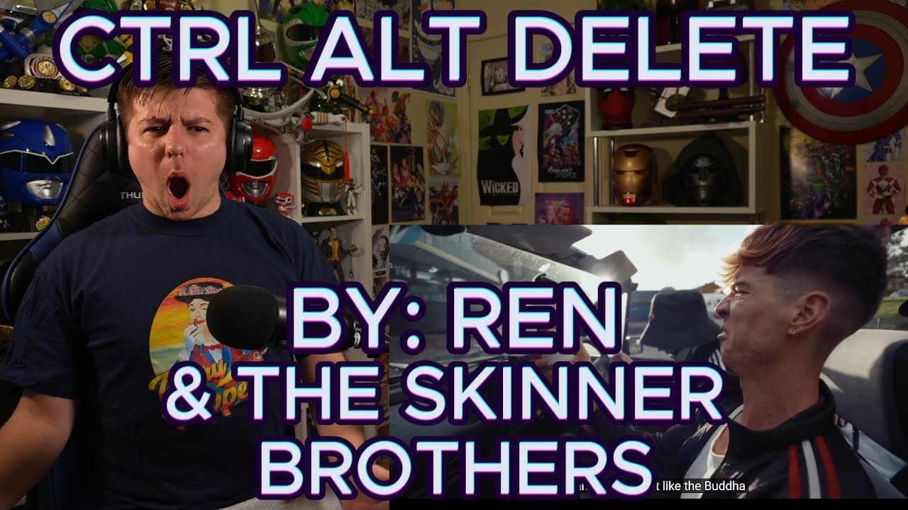 LYRICAL GENIUS!!!!!!!!! Blind reaction to Ren x The Skinner Brothers - Ctrl Alt Delete