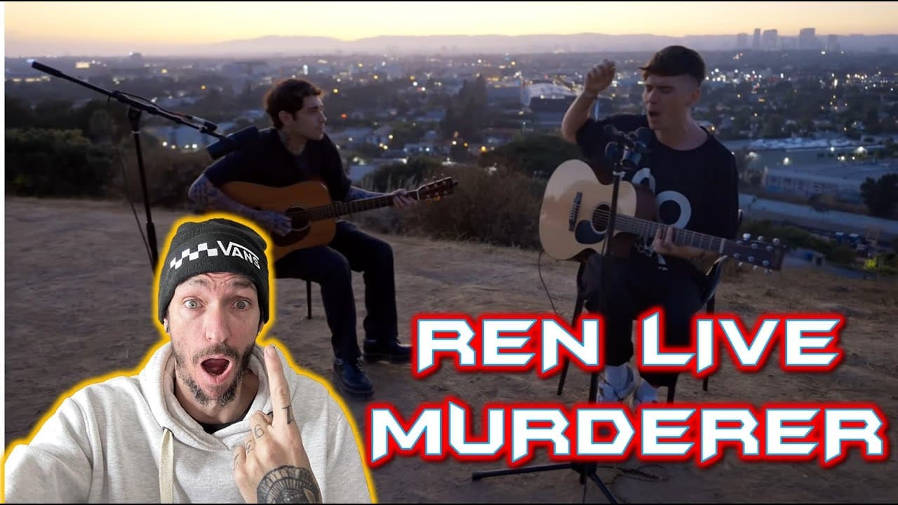 HE IS SO TALENTED!! Ren - Murderer (Live Acoustic Video) REACTION