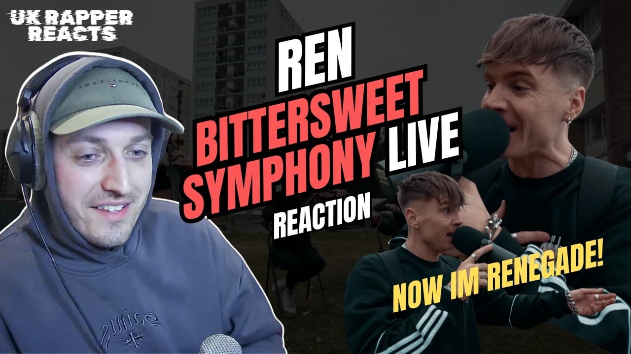 RAPPER REACTS to REN - BITTER SWEET SYMPHONY (LIVE) 🇬🇧 | Music Reaction | Zee TV