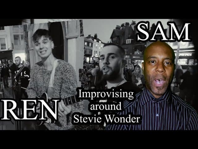 Ren & Sam Tompkins - Improvising around Stevie Wonder | REACTION