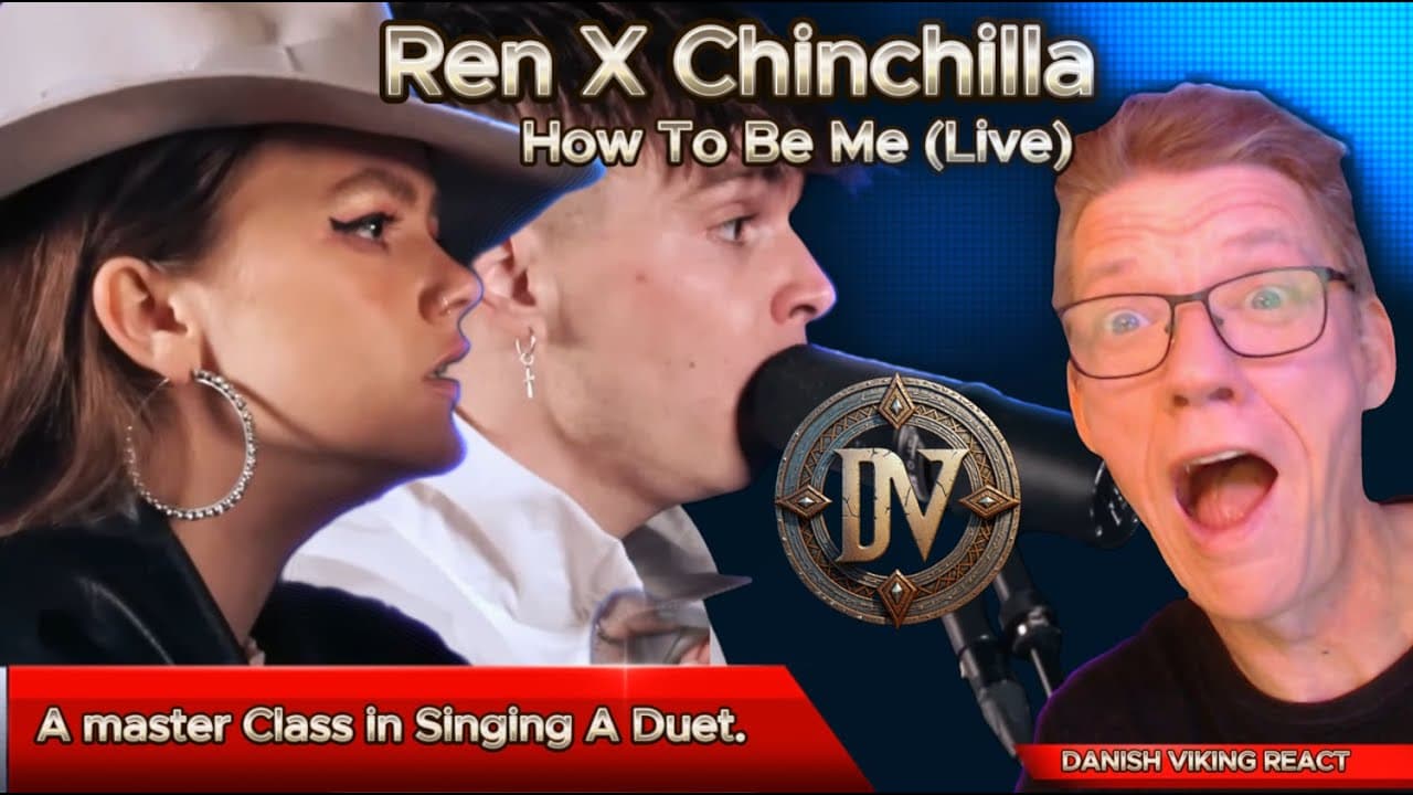 Reaction to Ren X Chinchilla   How To Be Me Live #renreaction #ren #music #danishviking #chinchilla