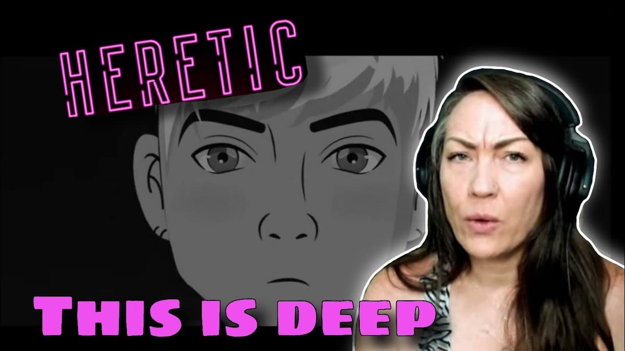 Ren - Heretic (Official Visualizer) Reaction | First time hearing! Hauntingly beautiful!