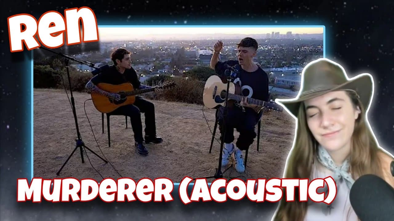 Awesome! | Ren - Murderer (Live Acoustic Video) Teen Gen Z reacts!
