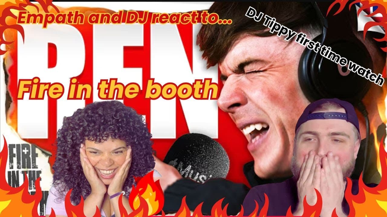 Empath and DJ (First time watch) react to Ren - Fire in the Booth